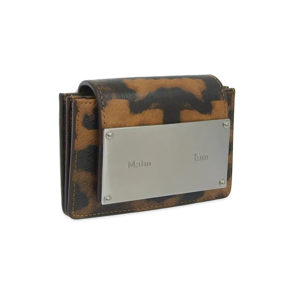 Matin Kim Women's Card Case Accordion Wallet "Animal"