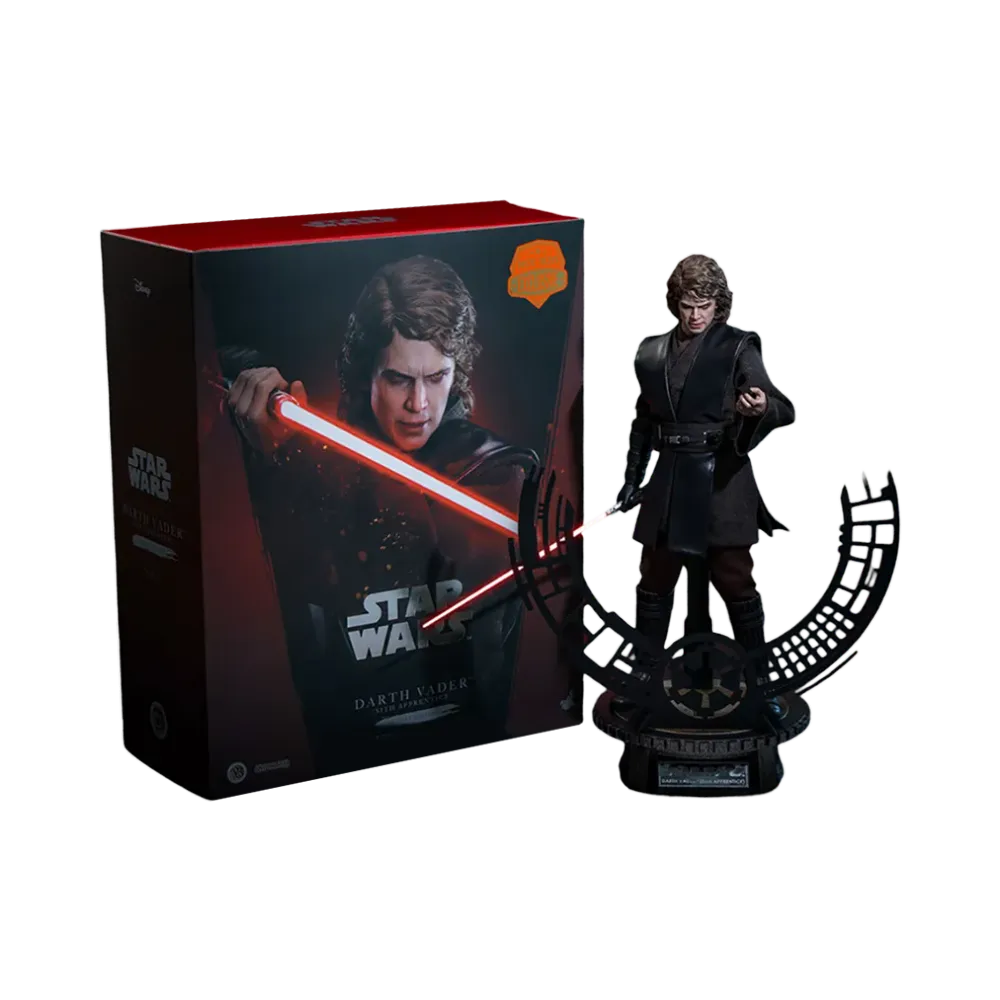 Hot Toys "Movie Masterpiece Deluxe Artisan" -Star Wars- 1/6 Scale Fully Poseable Figure: Darth Vader (Sith Apprentice / Anakin Skywalker) [With Bonus Sleeve Packaging]