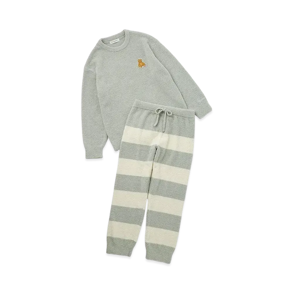 GELATO PIQUE Homme Baby Moco Bear Pullover & Long Pants Set "Mint"