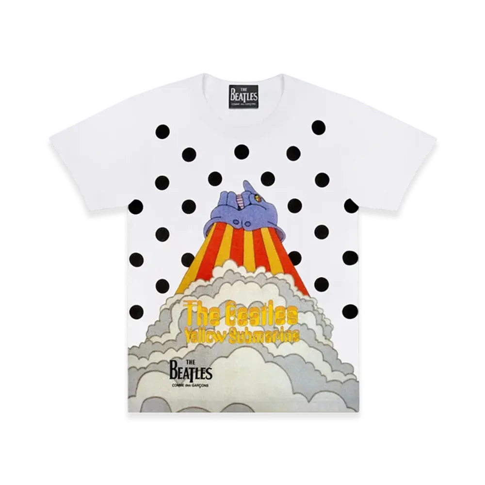 COMME des GARCONS x The Beatles Printed T-Shirt "White"