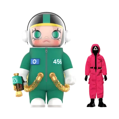 POP MART "MEGA COLLECTIONS" MEGA SPACE MOLLY 400% + Action Figure Squid Game Set