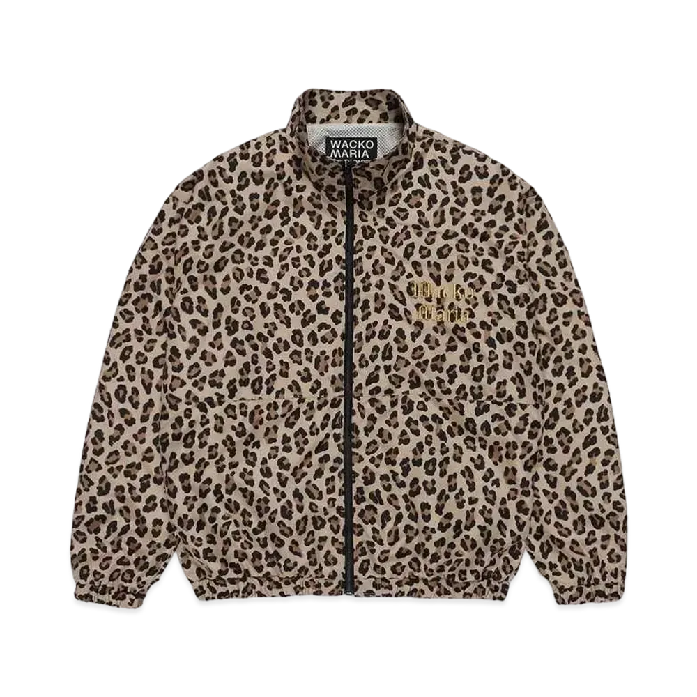 WACKO MARIA Leopard Track Jacket "Beige"