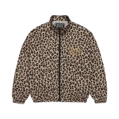 WACKO MARIA Leopard Track Jacket "Beige"