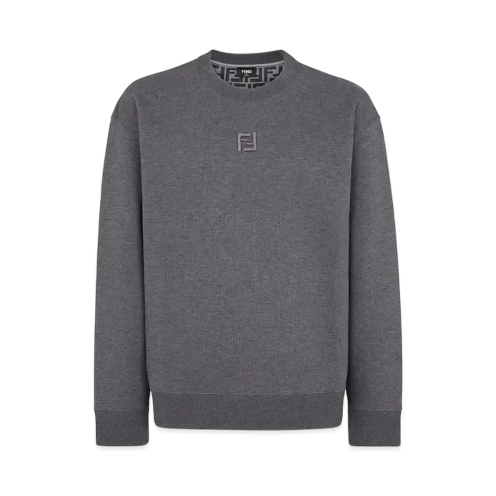 FENDI Men's Cotton Sweatshirt "Gray"