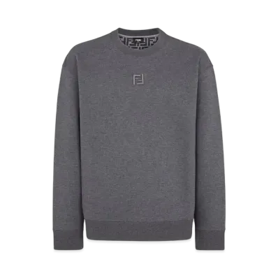 FENDI Men's Cotton Sweatshirt "Gray"