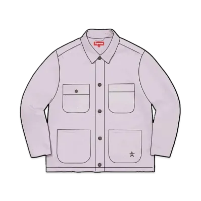 Supreme Denim Chore Coat "Lavender"