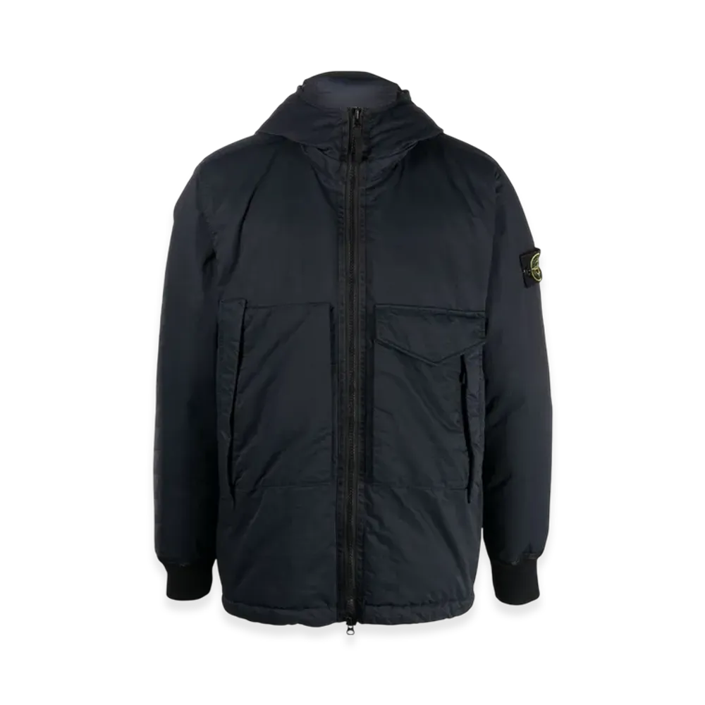 Stone Island 41421 Opaque Nylon Twill Down - 22FW "Navy Blue"