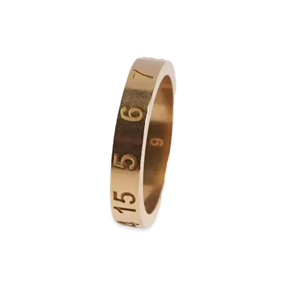 Maison Margiela NUMERICAL RING 1 "YELLOW"
