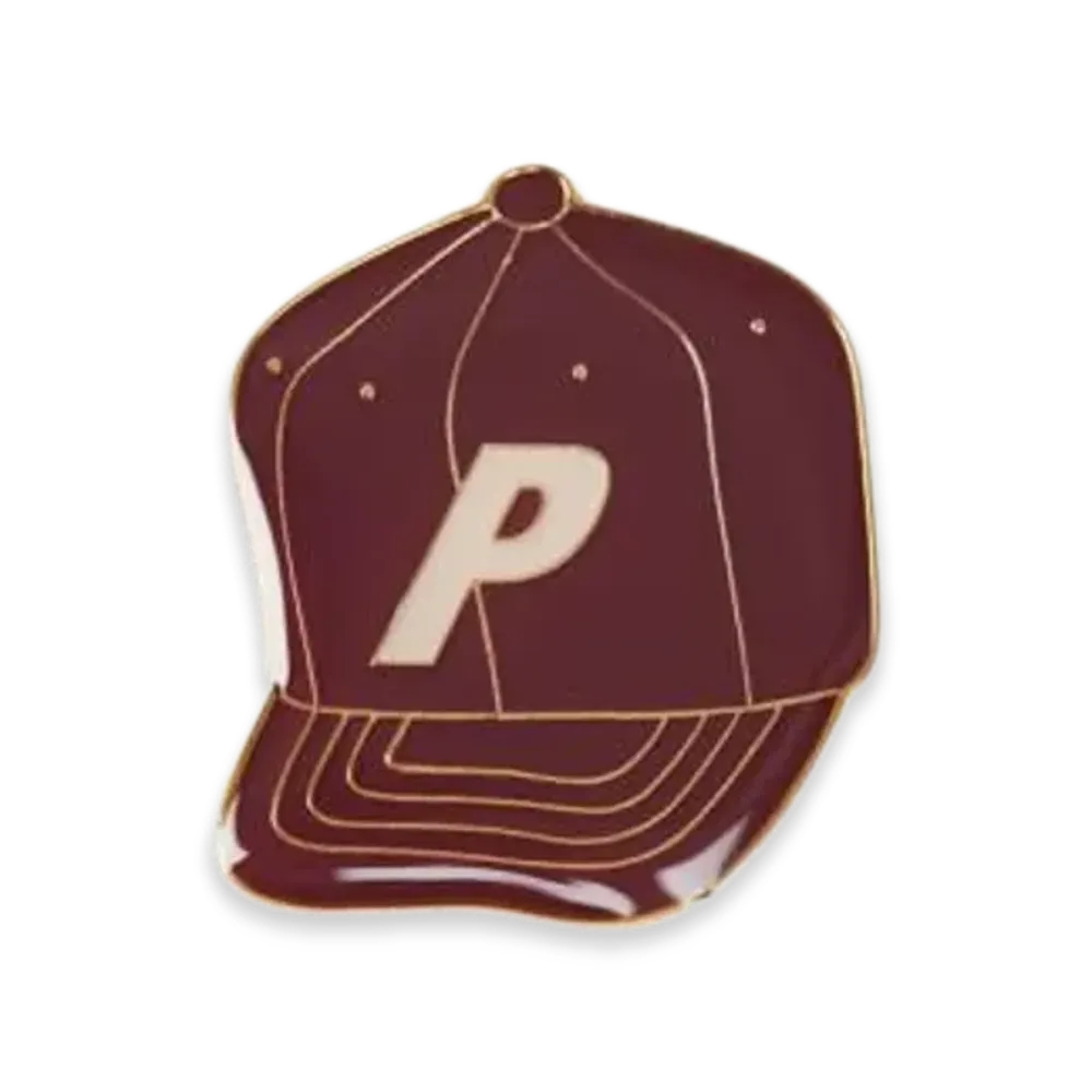 PALACE Stadium Hat Pin Badge "Brown"