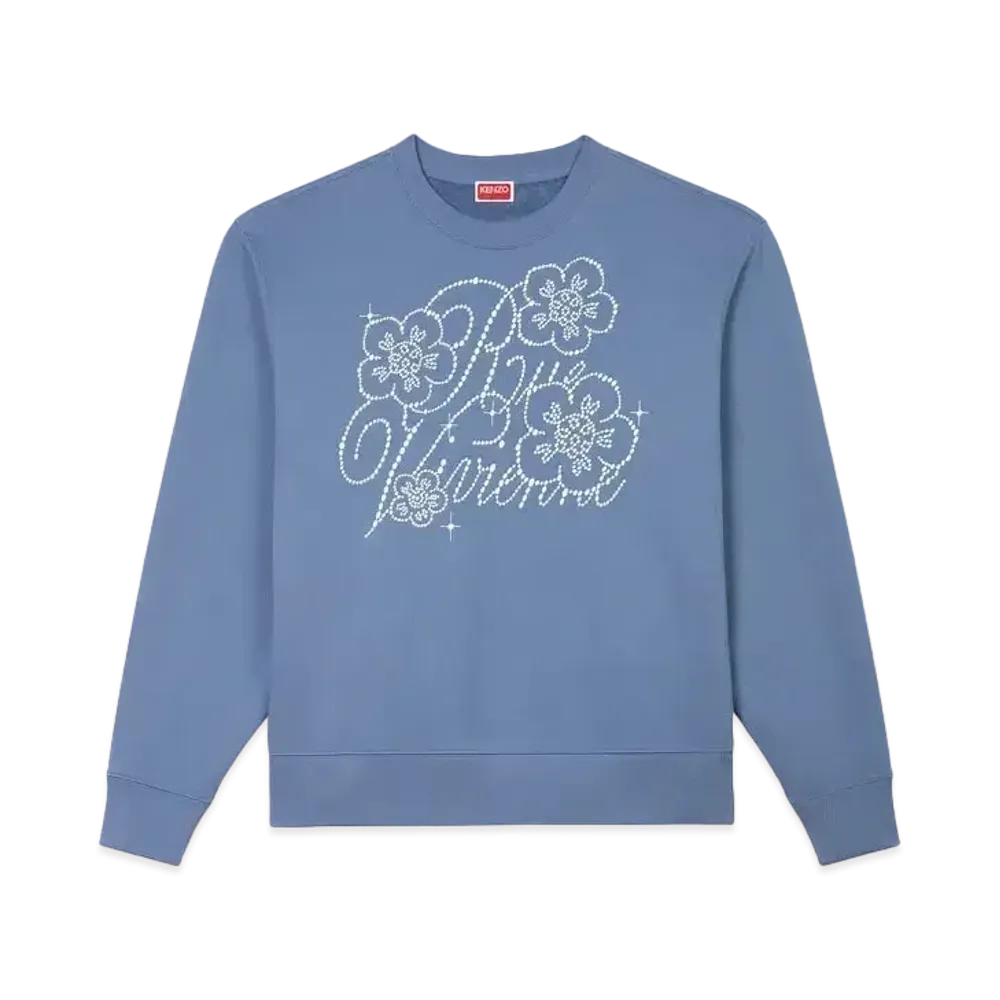 KENZO 'CONSTELLATION' Embroidery Classic Sweat "Blue"