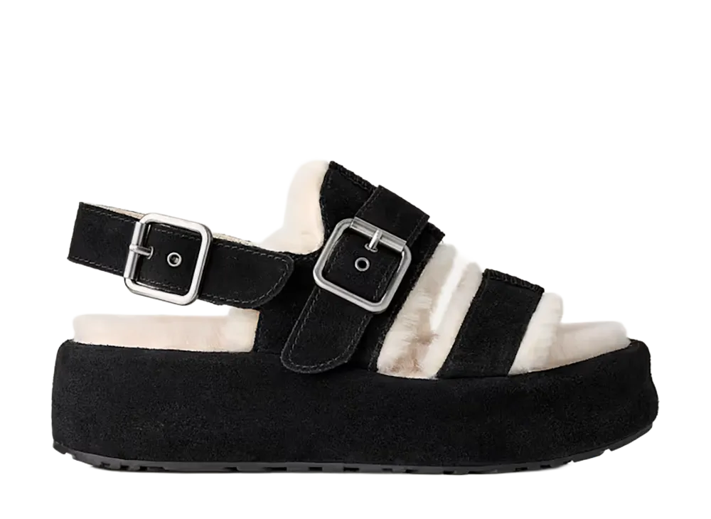 UGG Women's Enwrap Sandal "Black"
