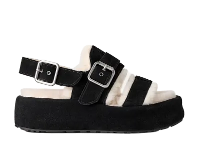UGG Women's Enwrap Sandal "Black"