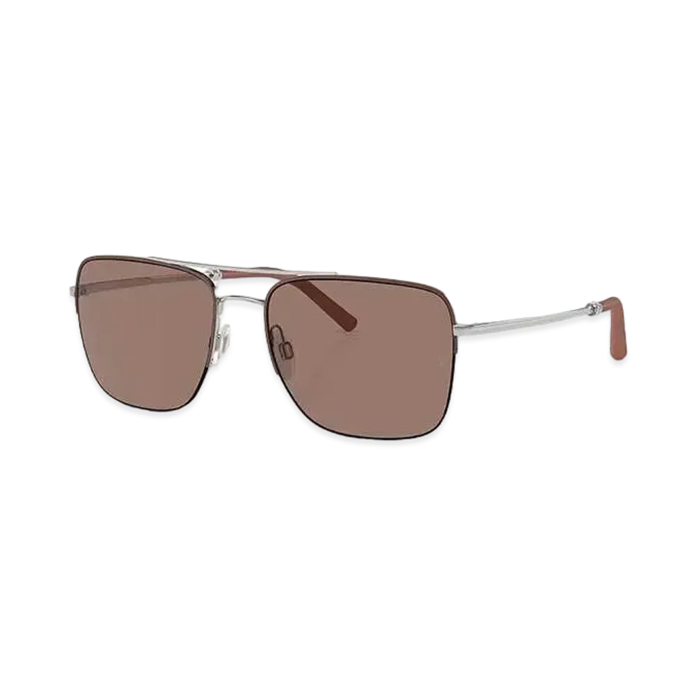 OLIVER PEOPLES R-2 "Brick/Silver"