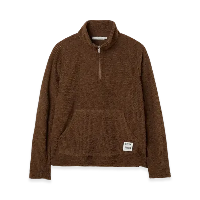 UNDERCOVER x nonnative Monk Half Zip Pullover Polartec Alpha Direct "Brown"