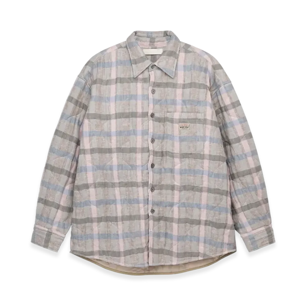 Stussy x Our Legacy Work Shop Borrowed Jacket "Pale Linen Check"