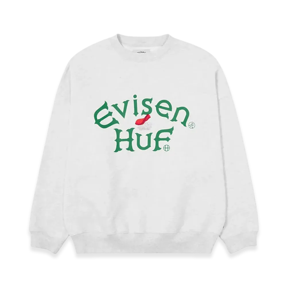 HUF x Evisen Sushi Crew Fleece "Ash Grey"