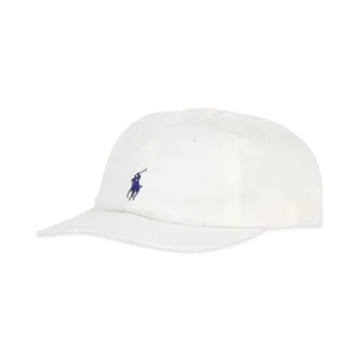 Polo Ralph Lauren Cotton Chino Baseball Cap "White"