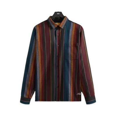 Kith Striped Ludlow Shirt "Void"