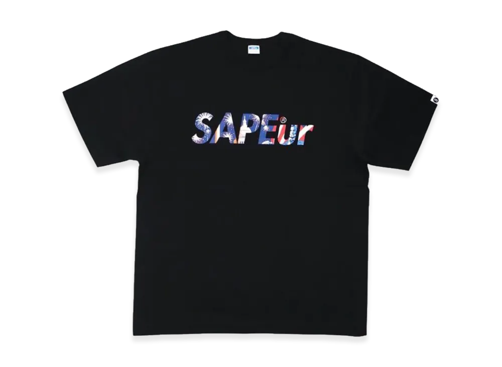 SAPEur Independence Day Logo Tee S/S Tee "Black"
