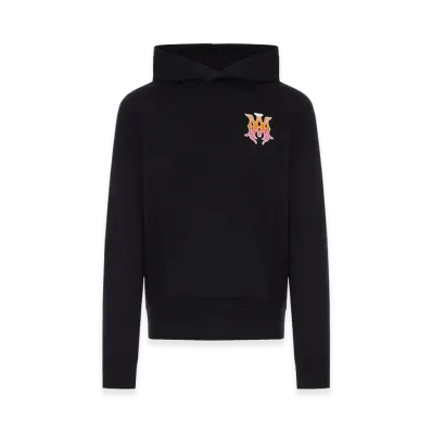 AMIRI Cotton Hoodie With Logo "Black"