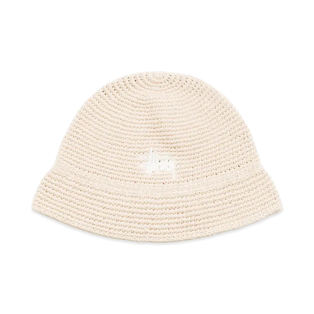 Stussy Basic Knit Bucket Hat "Oat"