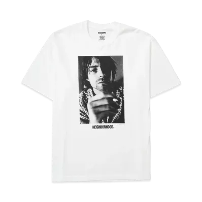 NEIGHBORHOOD x Charles Peterson Tee SS-4 "White"