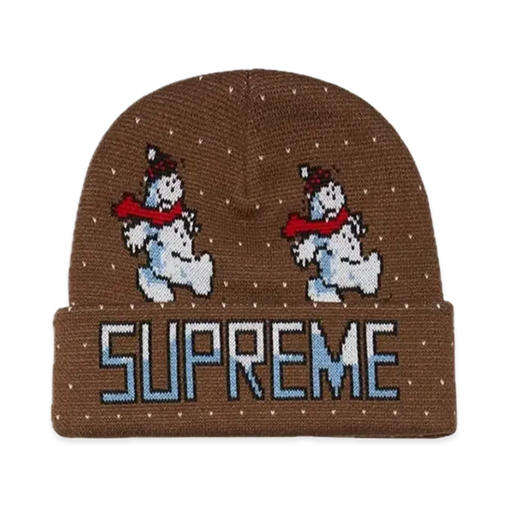 Supreme Snowman Beanie "Brown"