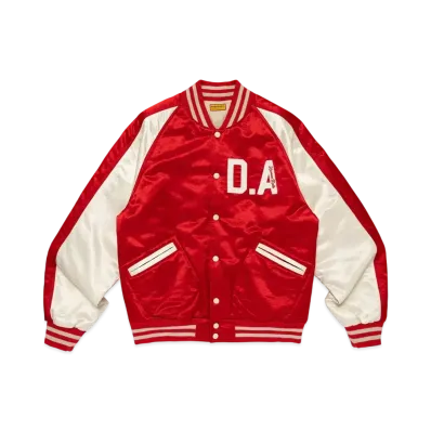 HUMAN MADE Satin Stadium Jacket "Red"