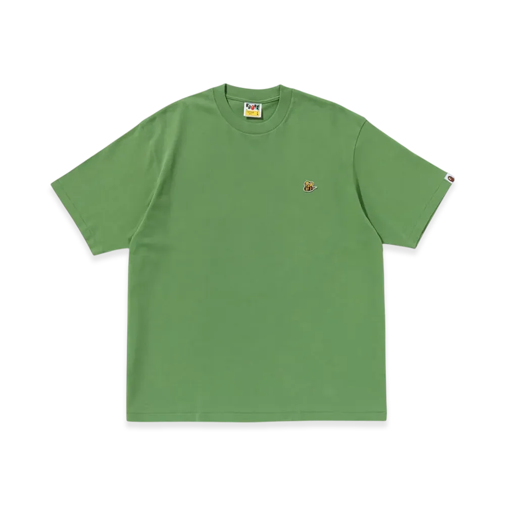 A BATHING APE Bape Bee One Point Relaxed Fit Tee "Green"