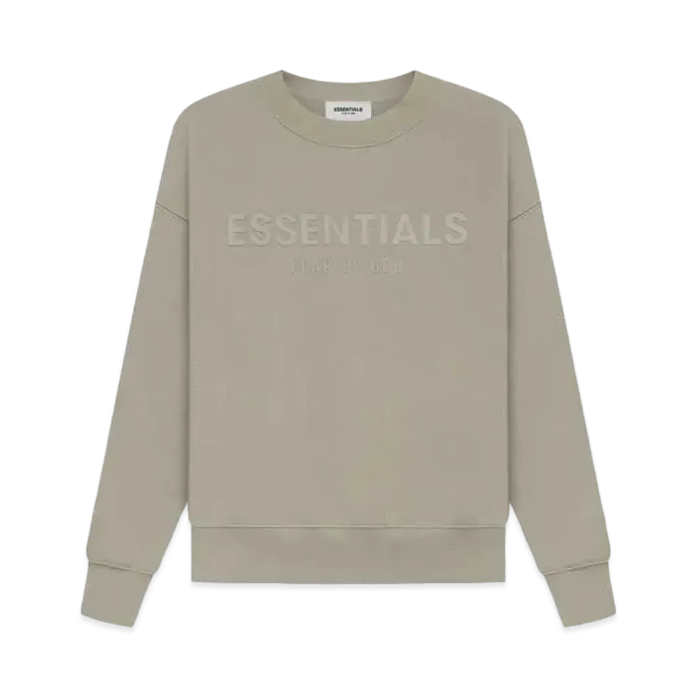 FEAR OF GOD ESSENTIALS Kids Pull-Over Crewneck "Moss"