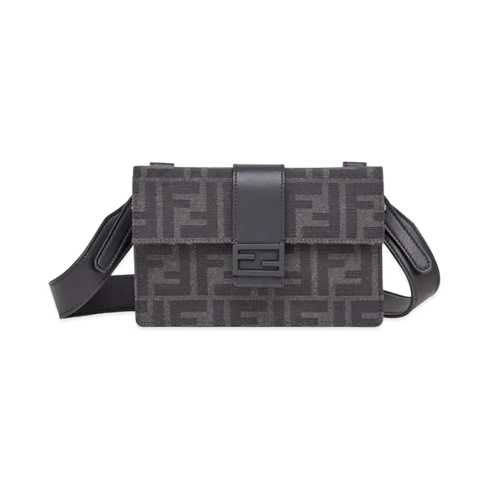 FENDI Baguette Slim Clutch Fabric Bag "Multicolor"