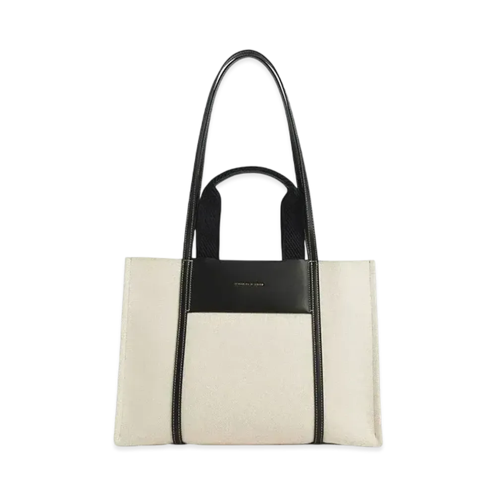 CHARLES & KEITH Sharia Large Double Handle Tote Bag "Multi"