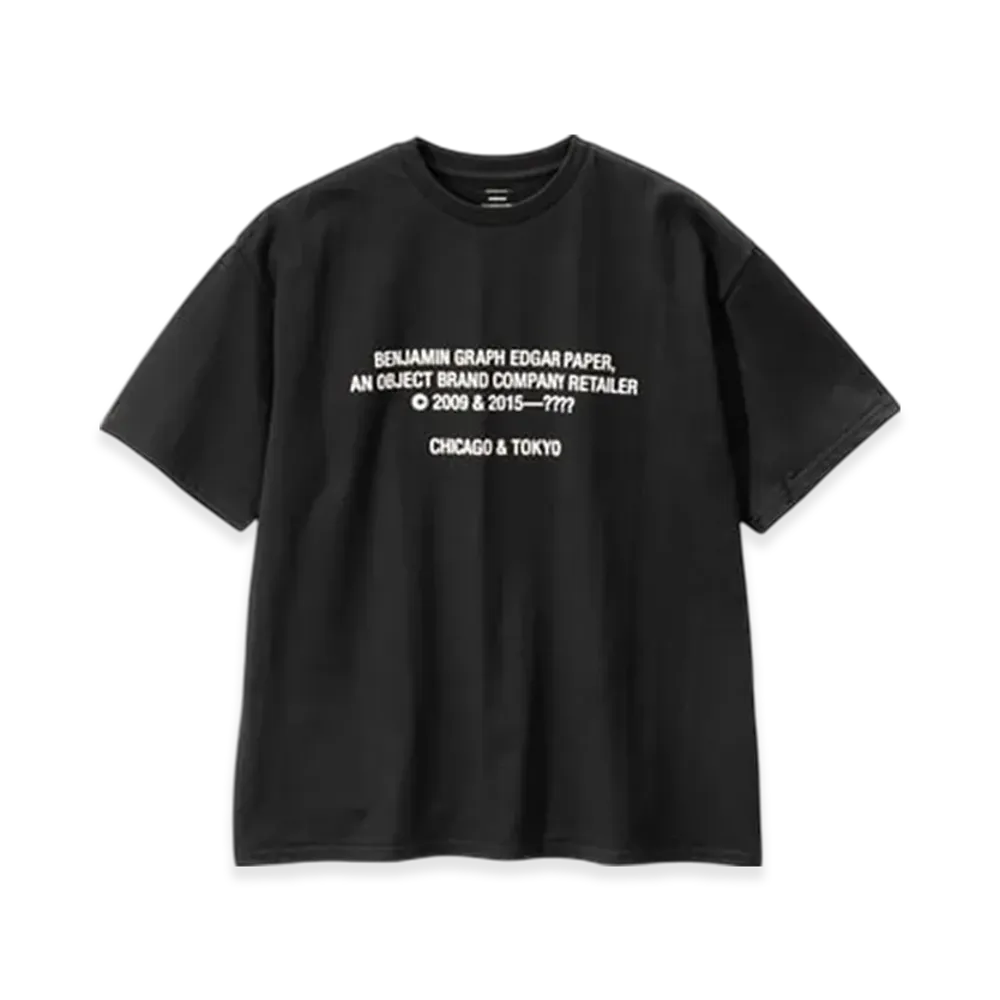 Graphpaper x Benjamin Graph Edgar Paper S/S Oversized Tee "Black/White"