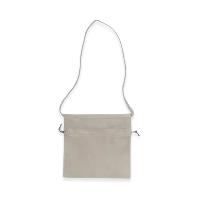 Hender Scheme Red Cross Bag Small "Light Gray"