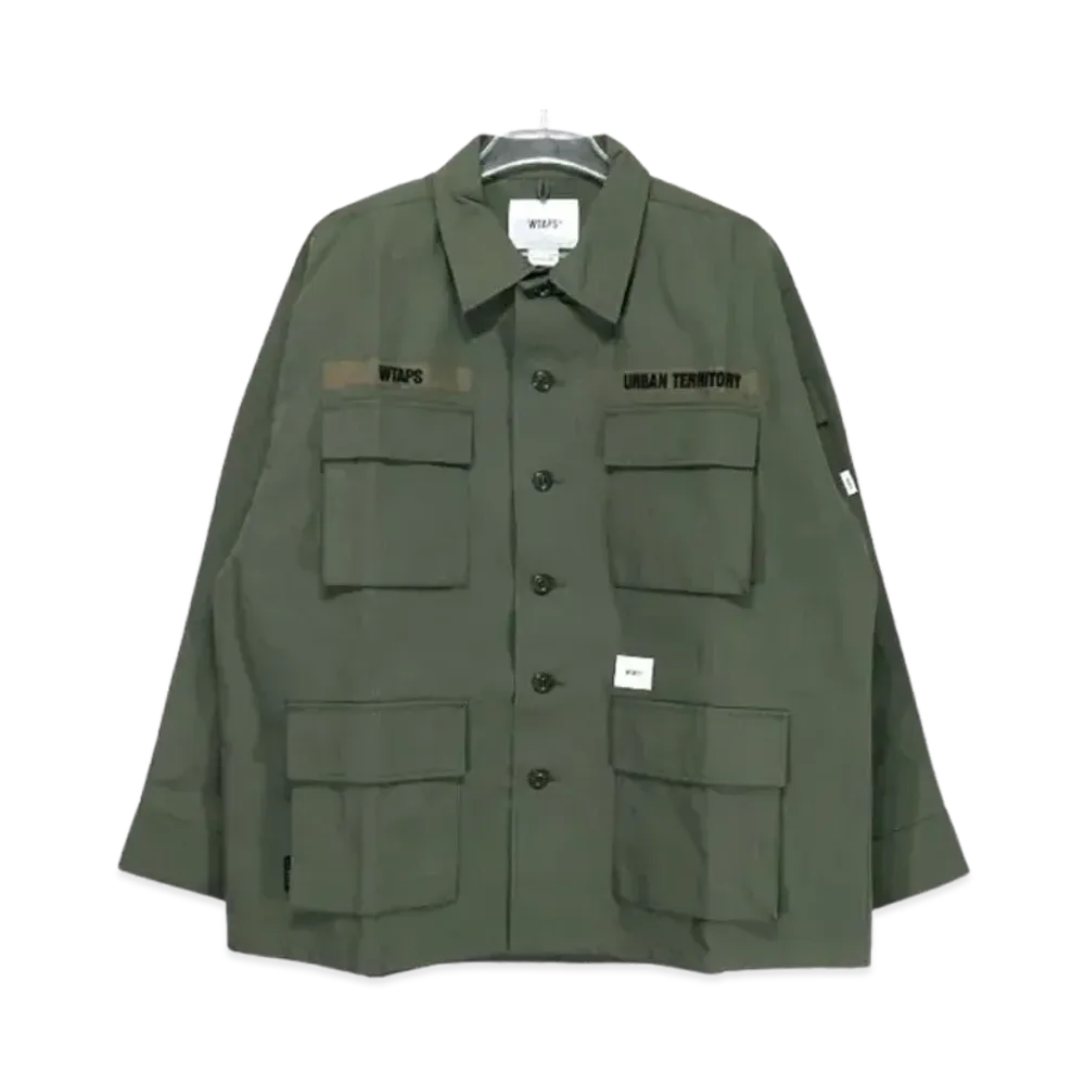 WTAPS 20AW Jungle LS NYCO Ripstop Cordura "Khaki"