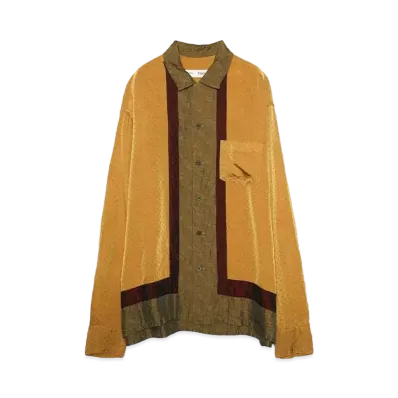 TOGA VIRILIS Cupra panel shirt "ORANGE"