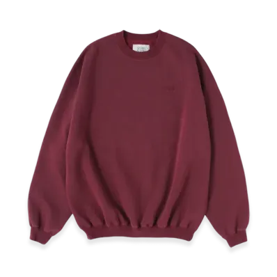 SEDAN ALL-PURPOSE Split Raglan Sleeve Sweatshirts "Burgundy"