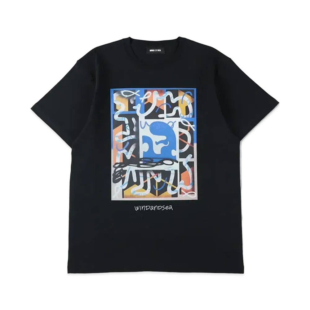 WIND AND SEA x KEEENUE S/S Tee (101 Limited Edition) "Black"