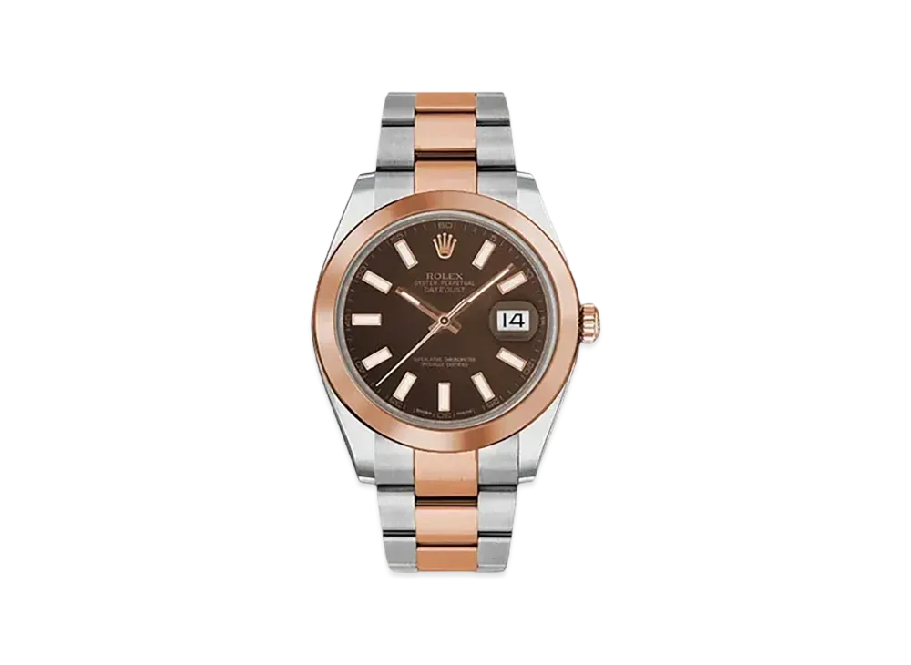 ROLEX Date-Just 36 Chocolate Brown Dial 126201