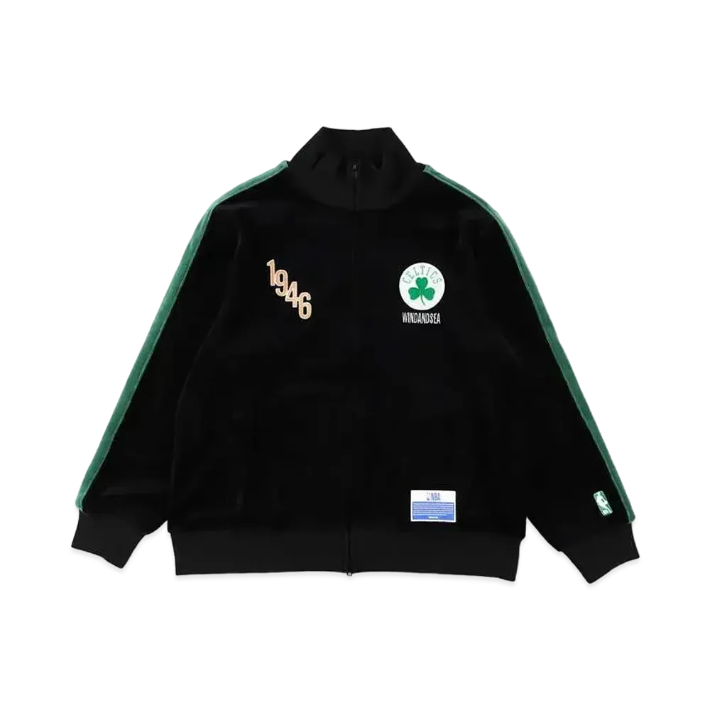 WIND AND SEA x NBA Velour Jacket "Boston Celtics"