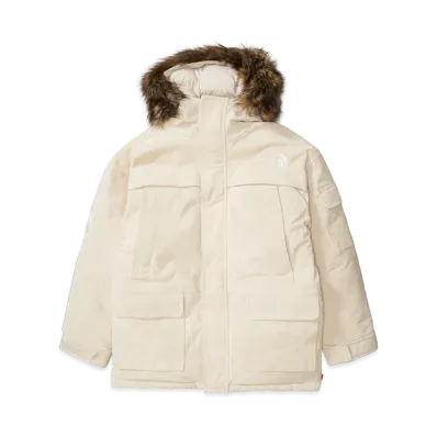 Supreme x The North Face Suede 600-Fill Down Parka "Stone"