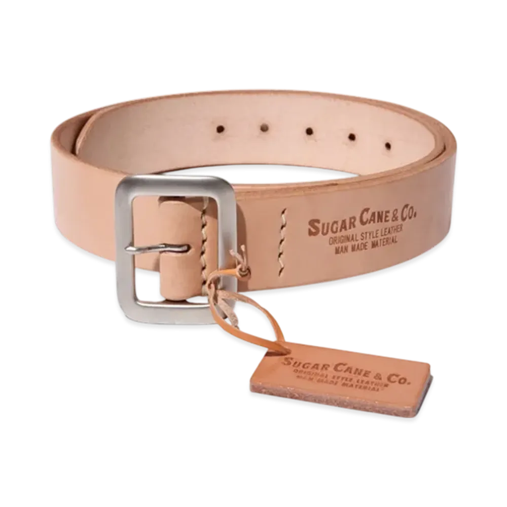 SUGAR CANE Garrison Belt "Beige"
