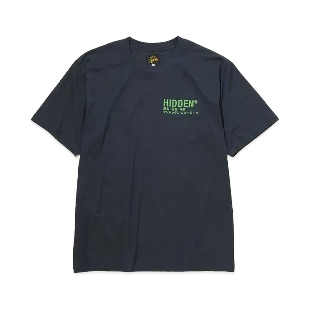 Needles x HIDDEN S/S Crew Neck Tee - Poly Jersey "Navy"