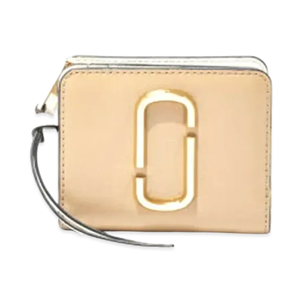 Marc Jacobs The Snapshot Mini Compact Wallet "New Sandcastle Multi"