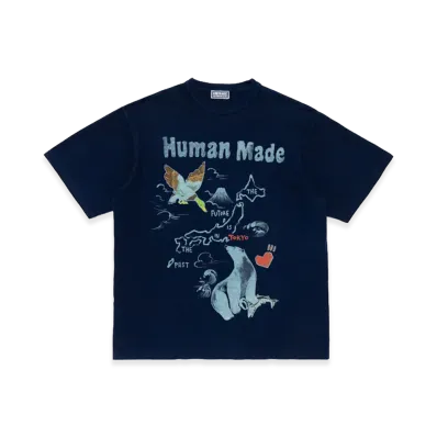 HUMAN MADE Indigo Dye T-Shirt "Indigo"