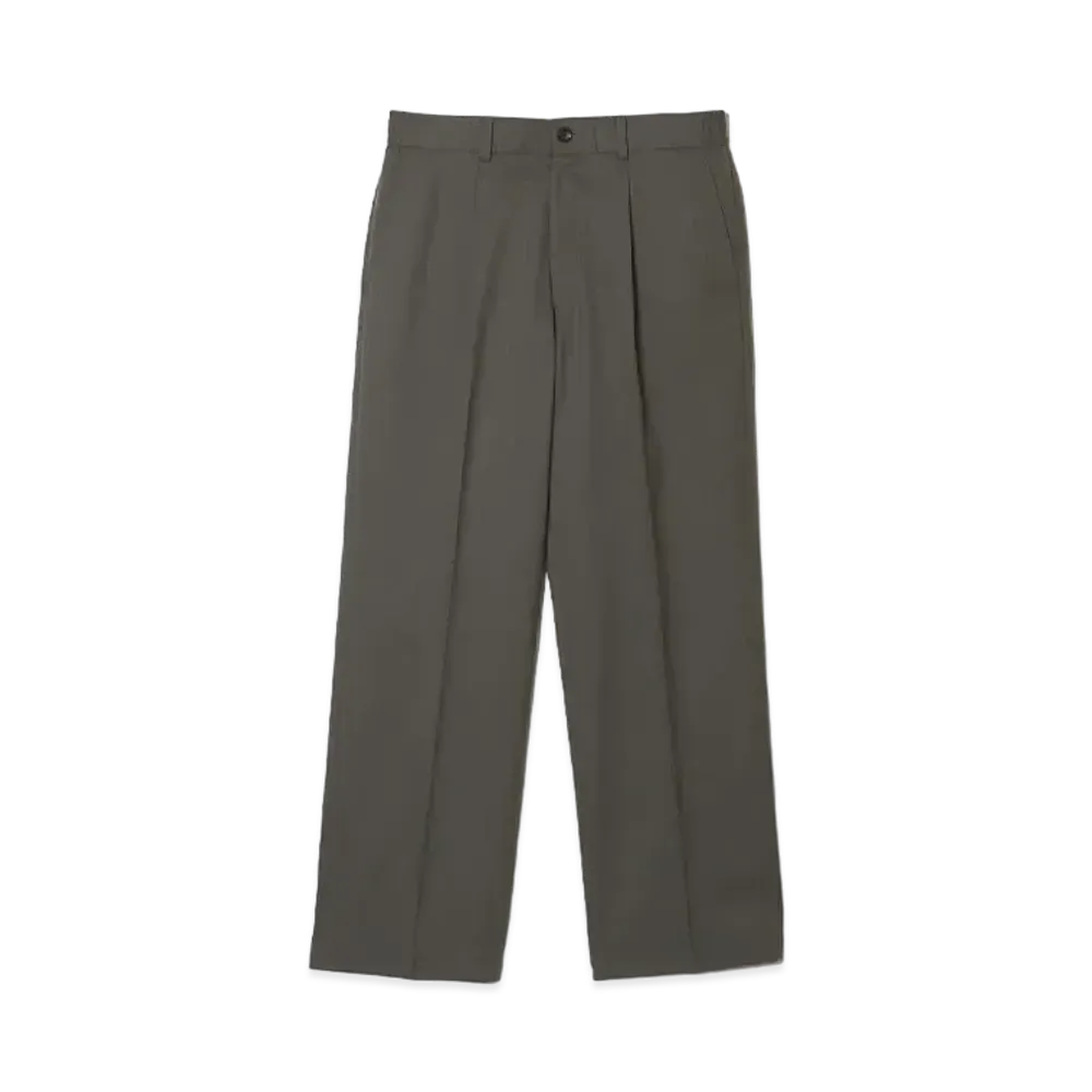N.HOOLYWOOD Wide Tapered Easy Slacks "Gray"