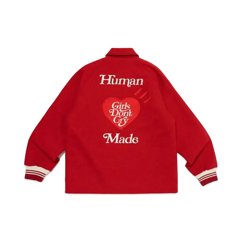 HUMAN MADE x Girls Don't Cry GDC Stadium Jacket "Red" / VERDY