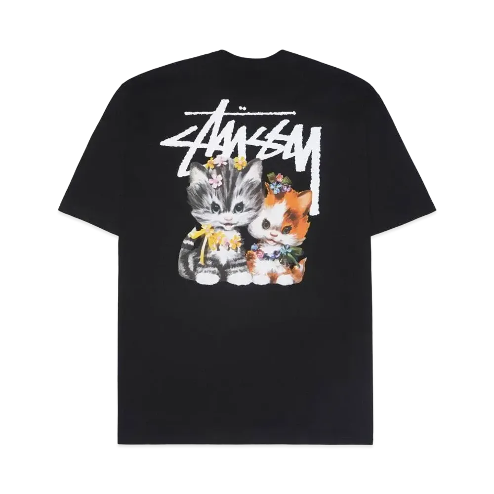 Stussy Kittens Tee "Black"