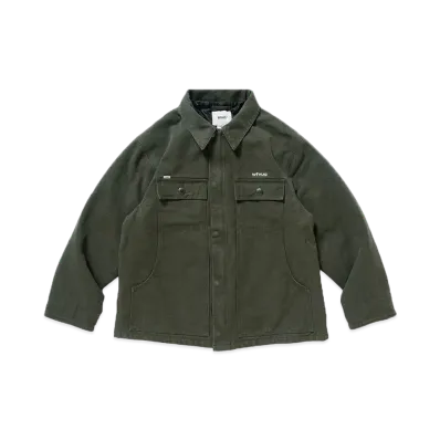 WTAPS Mich / Jacket / Cotton. Sailcloth. WTVUA "Green"