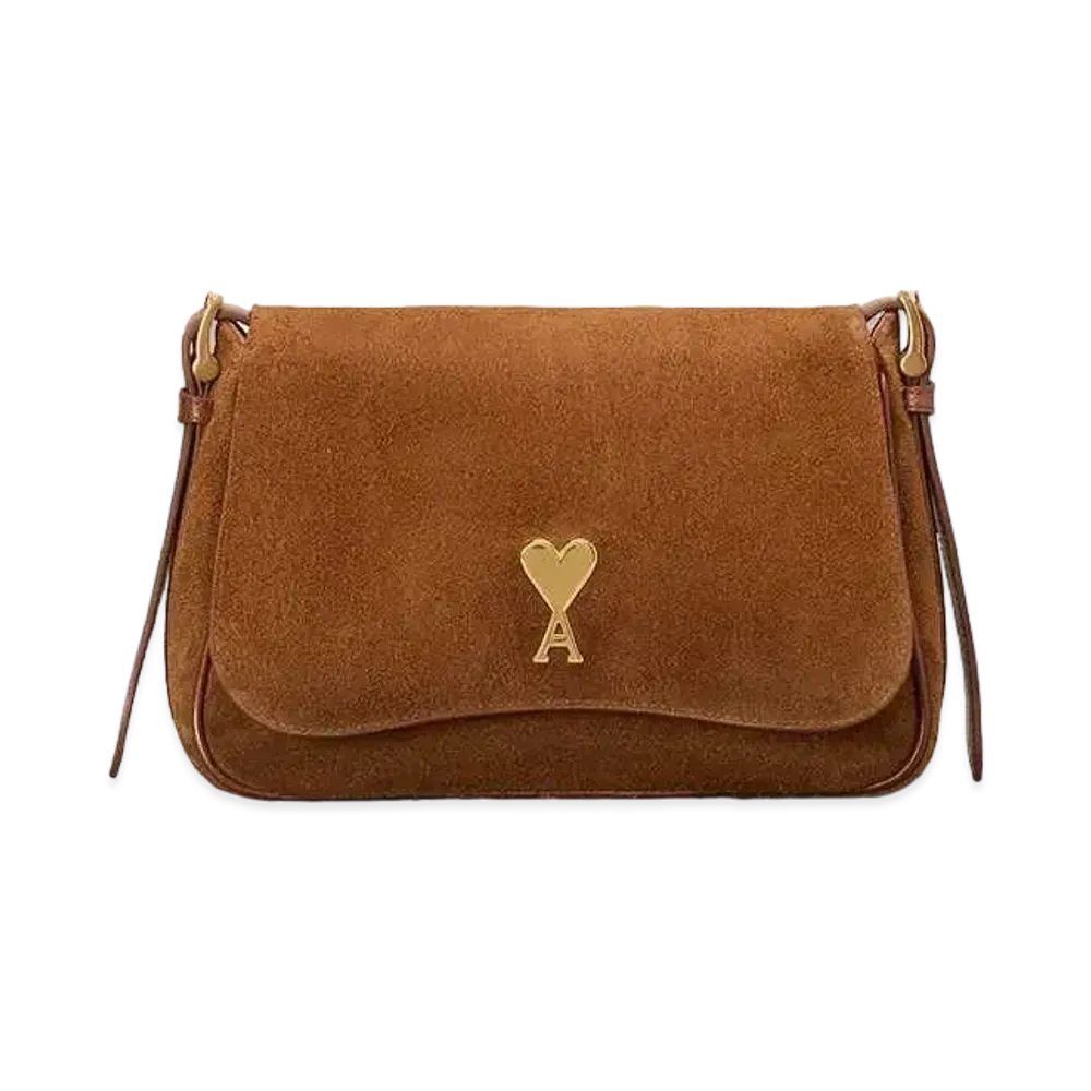 AMI PARIS Paname Paname Satchel Bag "Cognac"